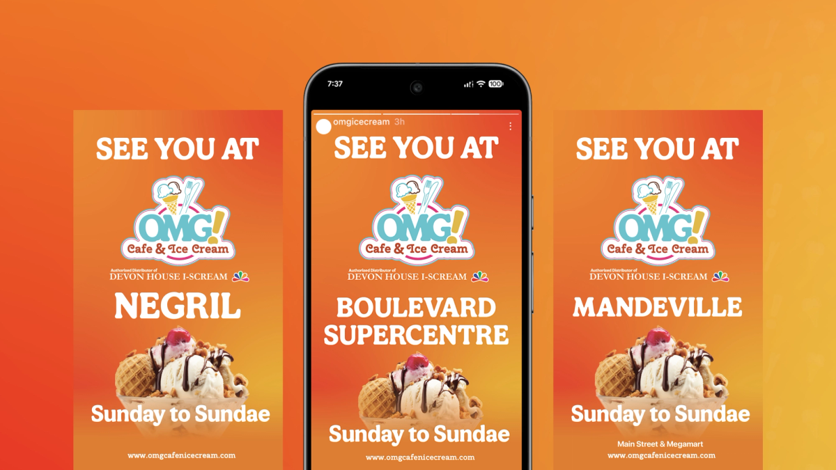 OMG Ice Cream geo targeting Instagram stories social ads