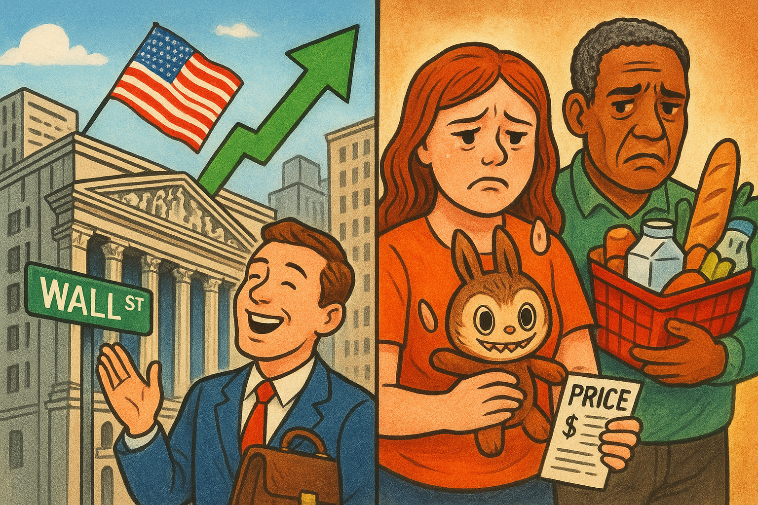Tariffs Surge, Collectible Craze, and a Growing Economic Divide in the U.S.