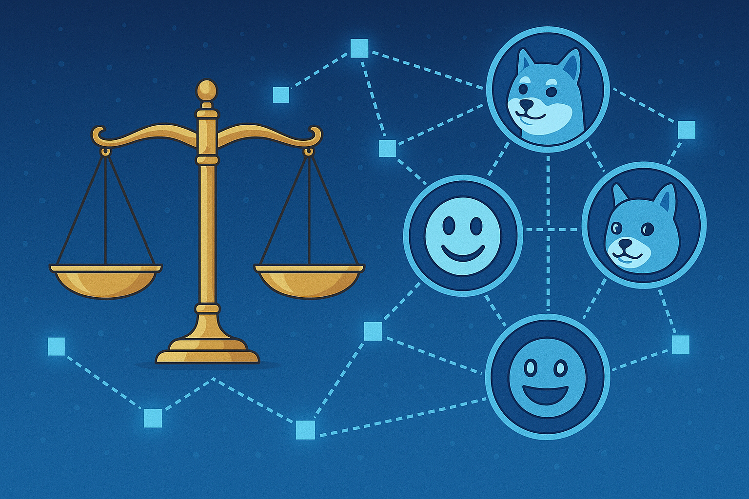 “Opinion piece visual showing balance between regulation and speculative chaos in Web3.”