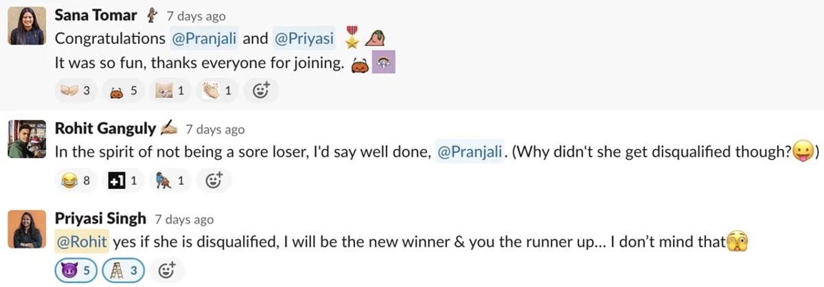 Binge watch event winner-