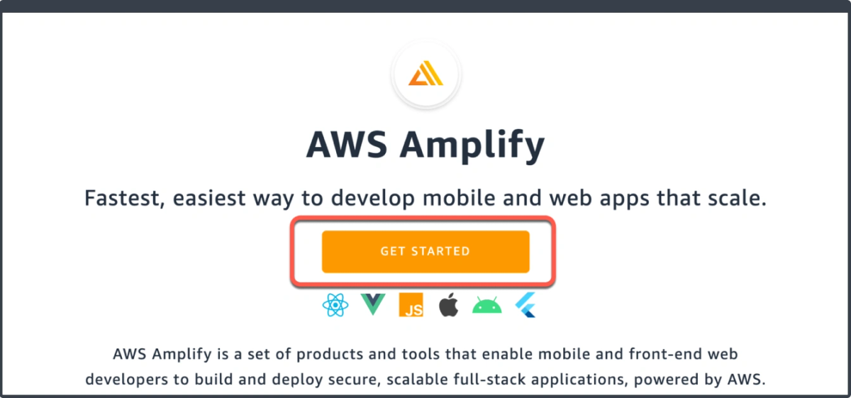 Click on Get Started