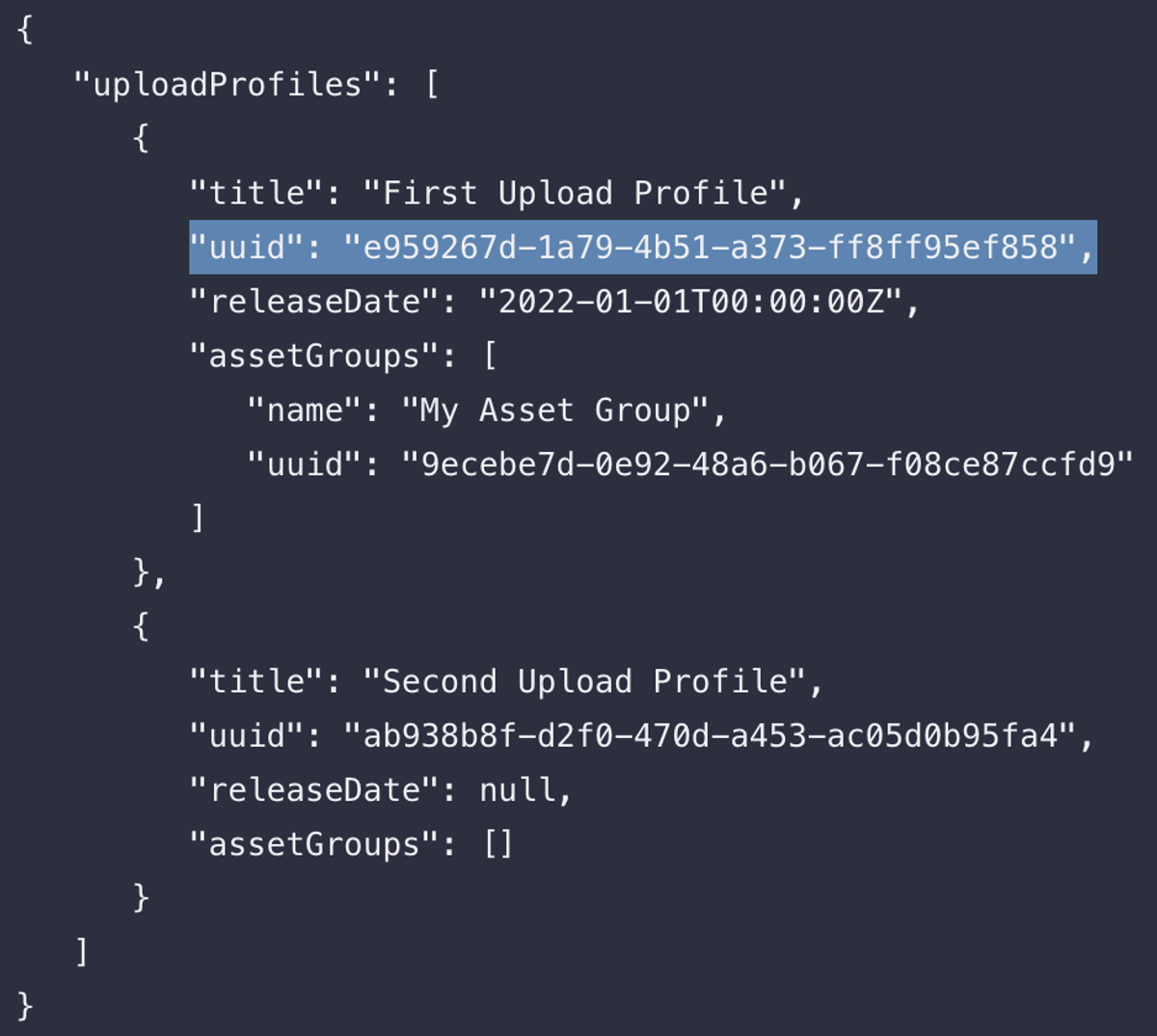 Retrieving UUID