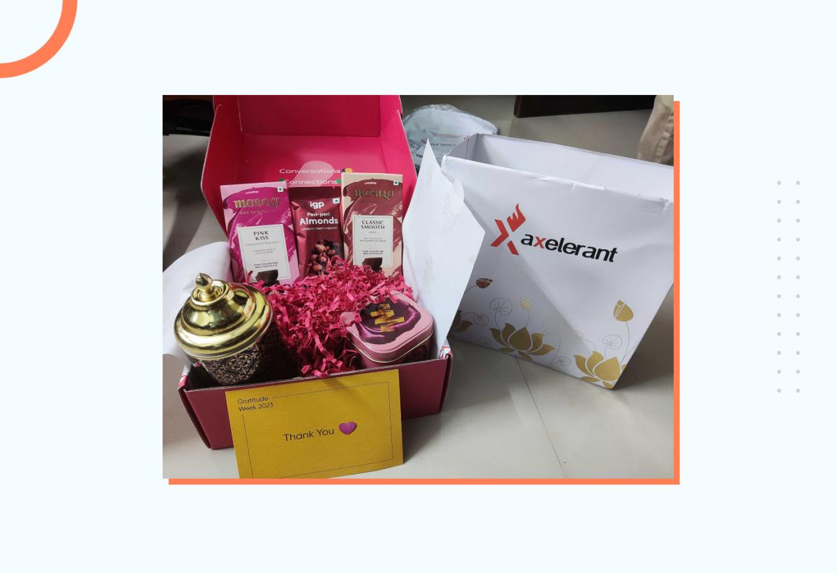 Axelerant gratitude week gift
