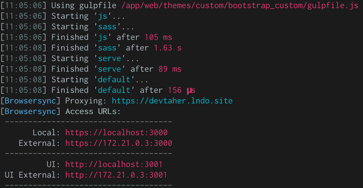 Setting up a custom Bootstrap theme with Drupal 8-03
