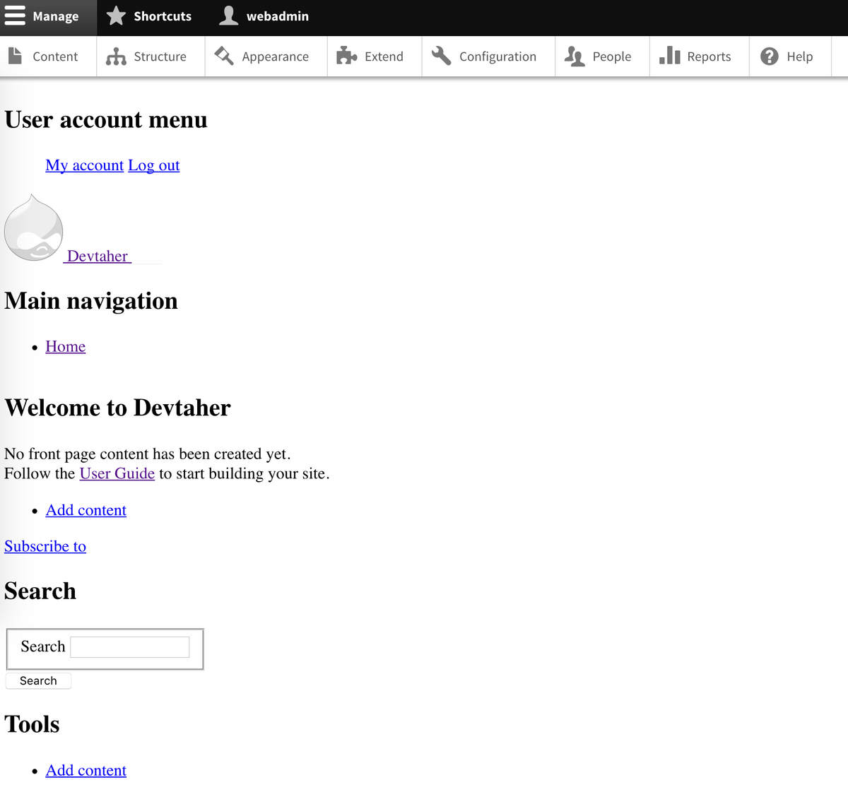 Setting up a custom Bootstrap theme with Drupal 8-02