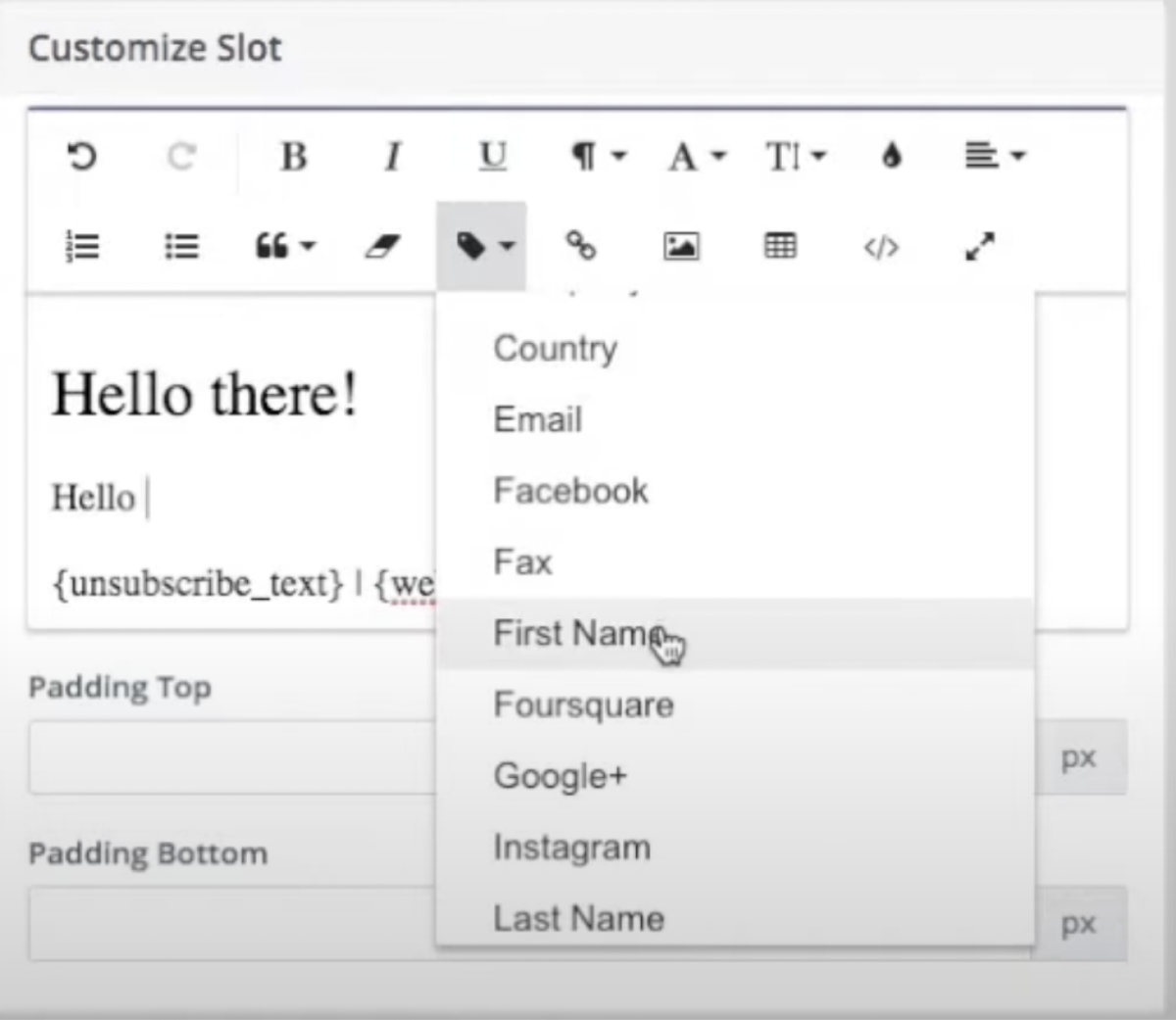 Mautic Email Personalization