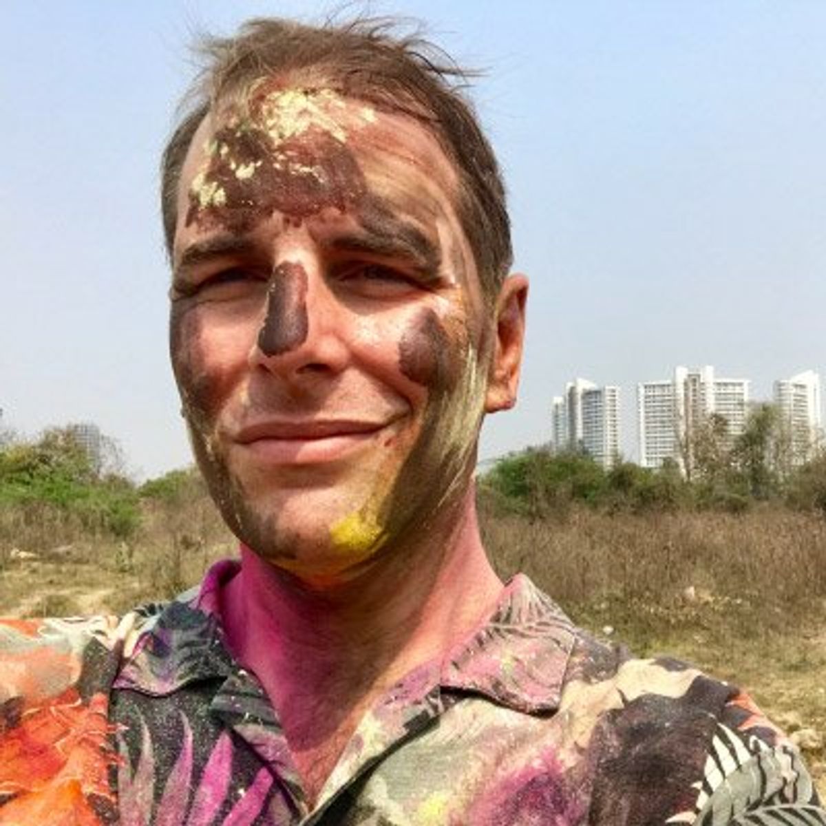 Axelerant-Michael-Holi-Celebration-NCR
