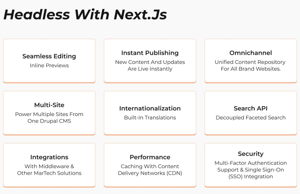 Advantages of Headless Drupal With Next.js