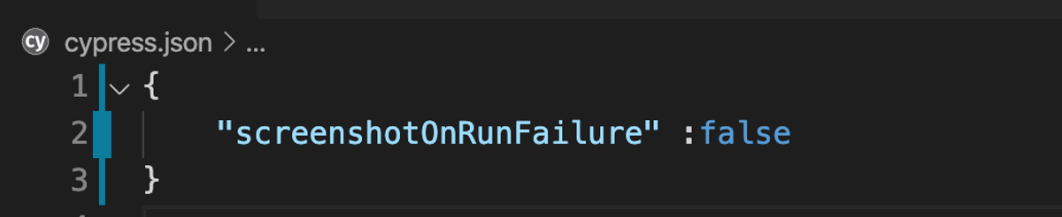 screenshotonrunfailure code