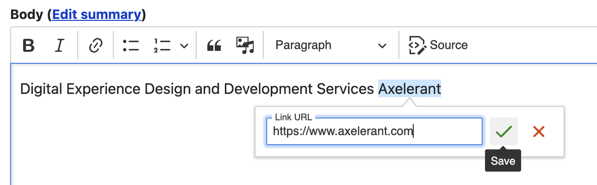 Add links using CKEditor 5
