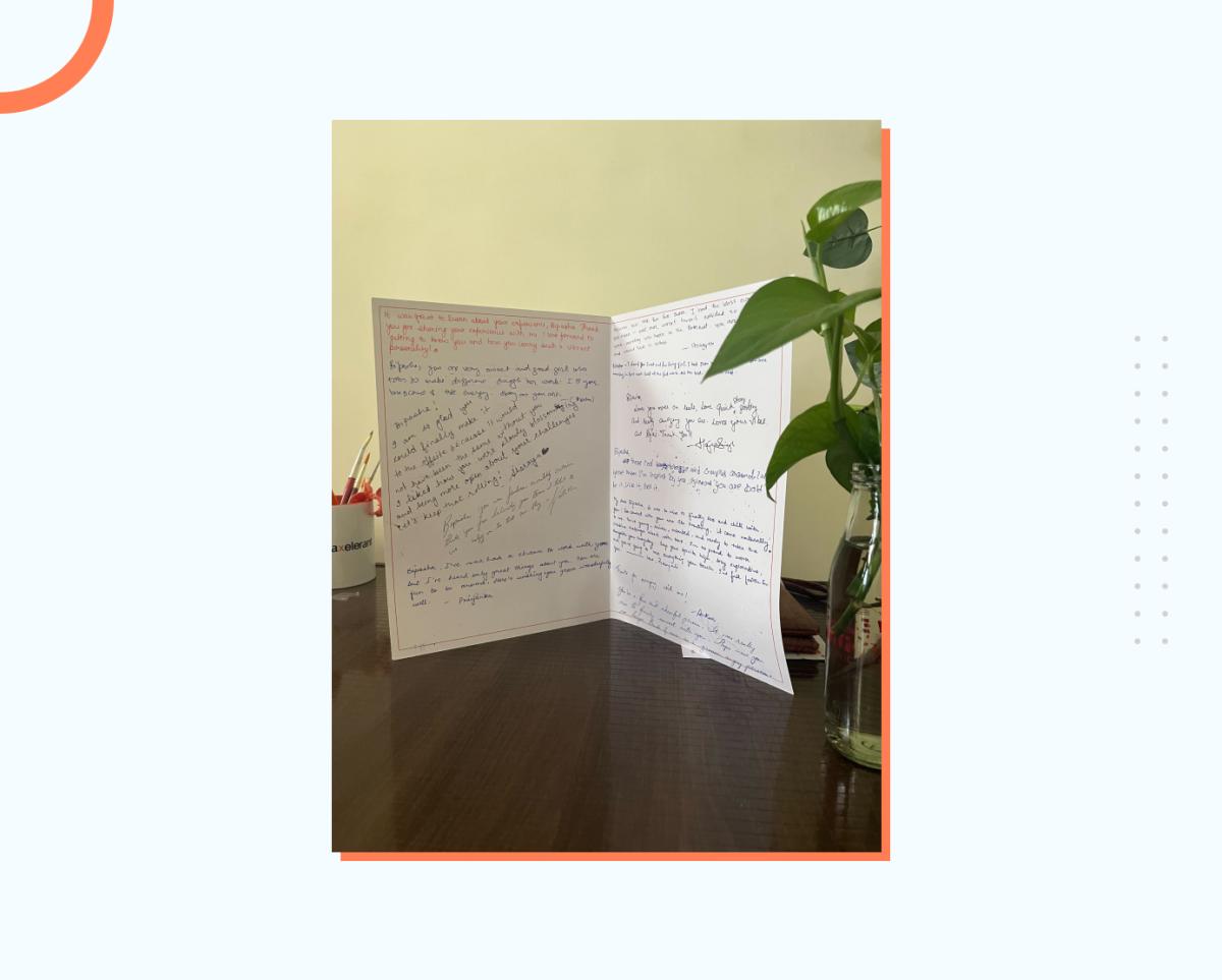 Thank you card