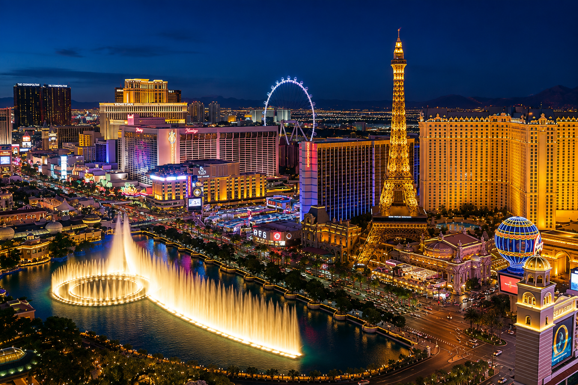 Las Vegas Strip skyline