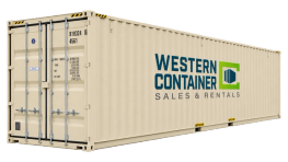 40-foot high cube shipping container