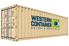 40-foot standard shipping container