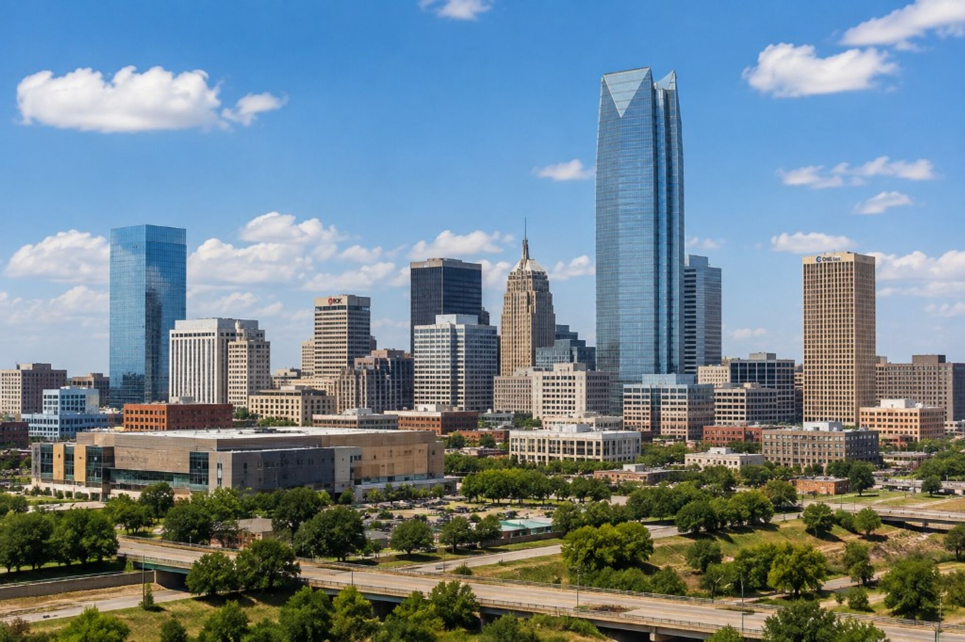 Oklahoma City skyline with Devon Energy Center