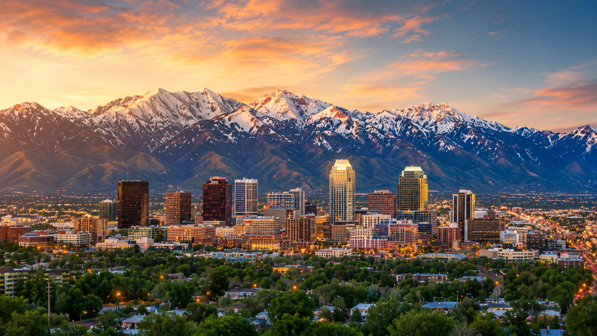 Salt Lake City skyline