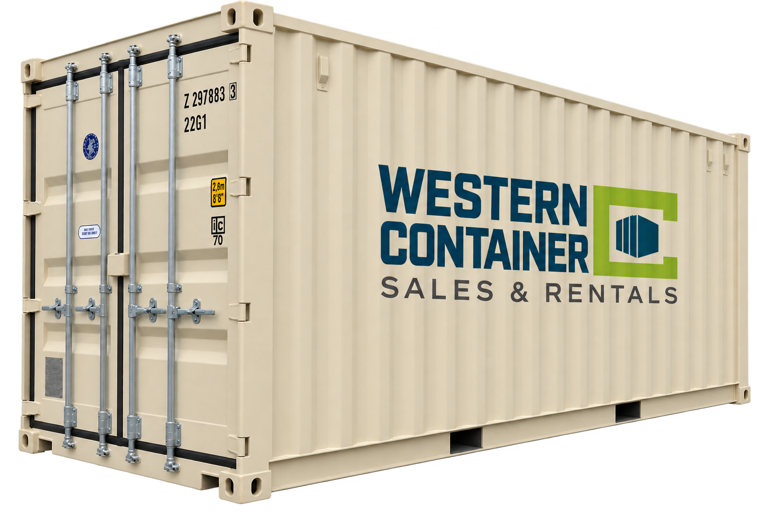 20-foot standard shipping container