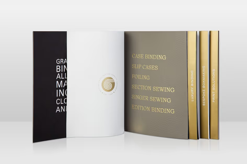 An image of bookbinding