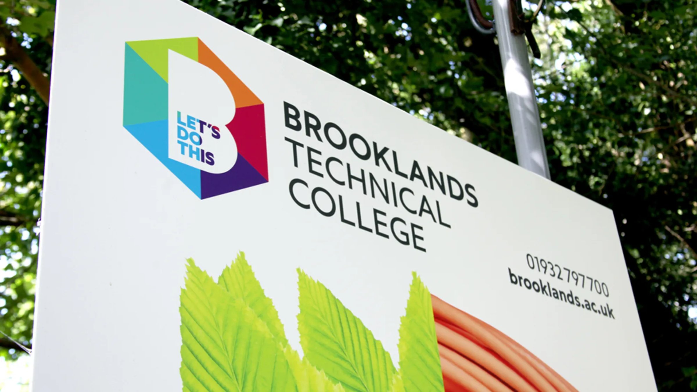 Some signage at Brooklands technical college