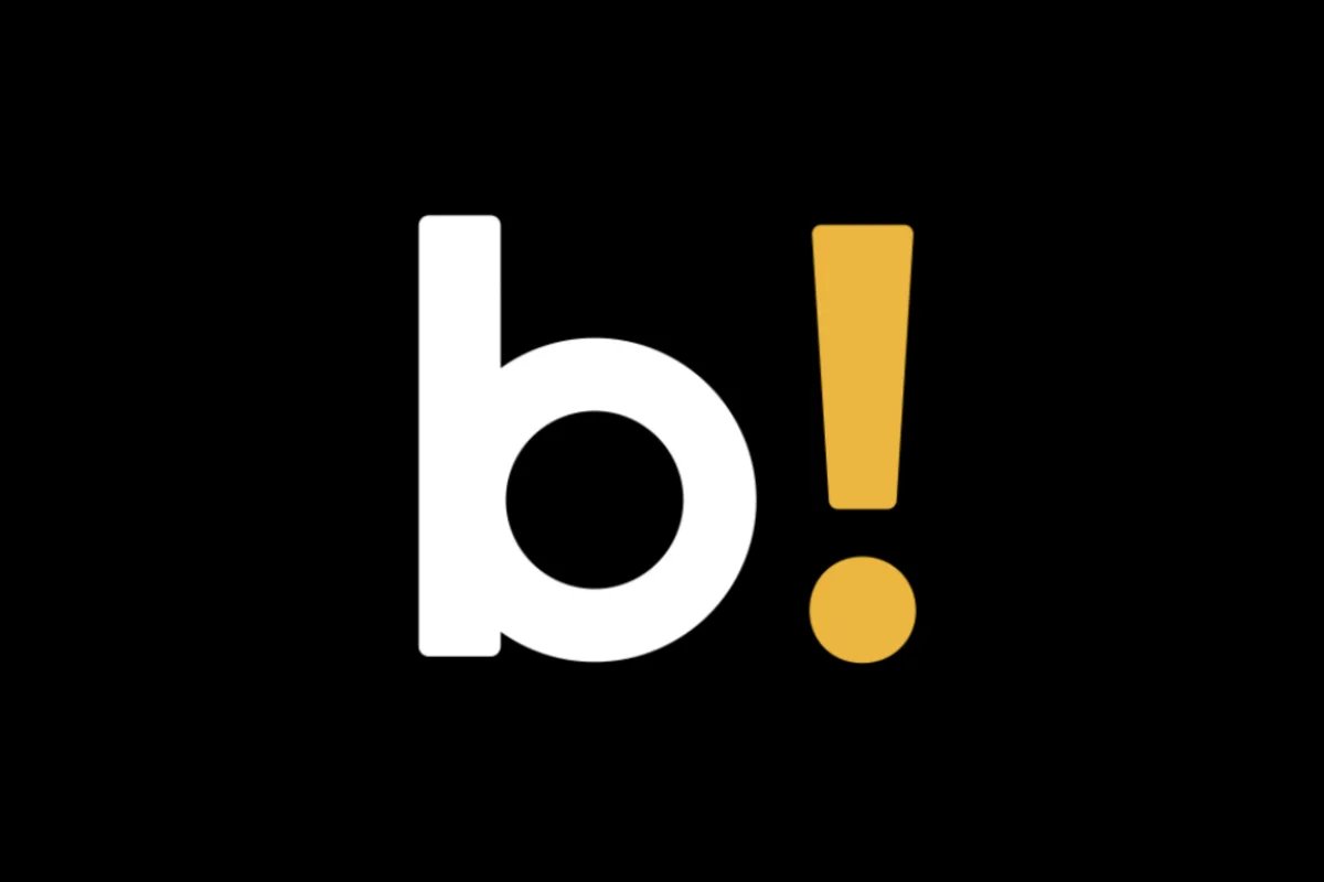 Beep Icon logo in white and yellow on a black background