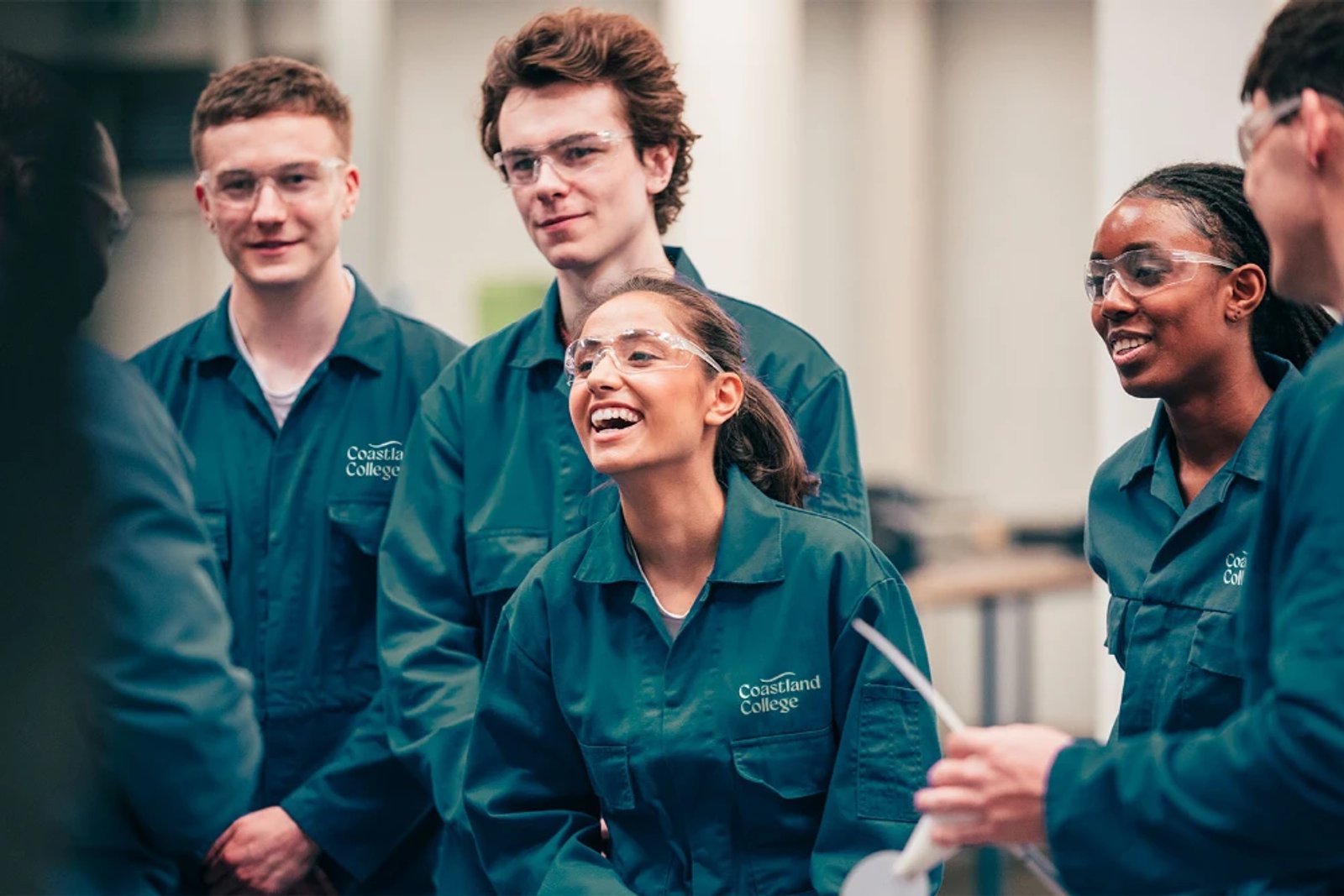 A group of students at Coastland College