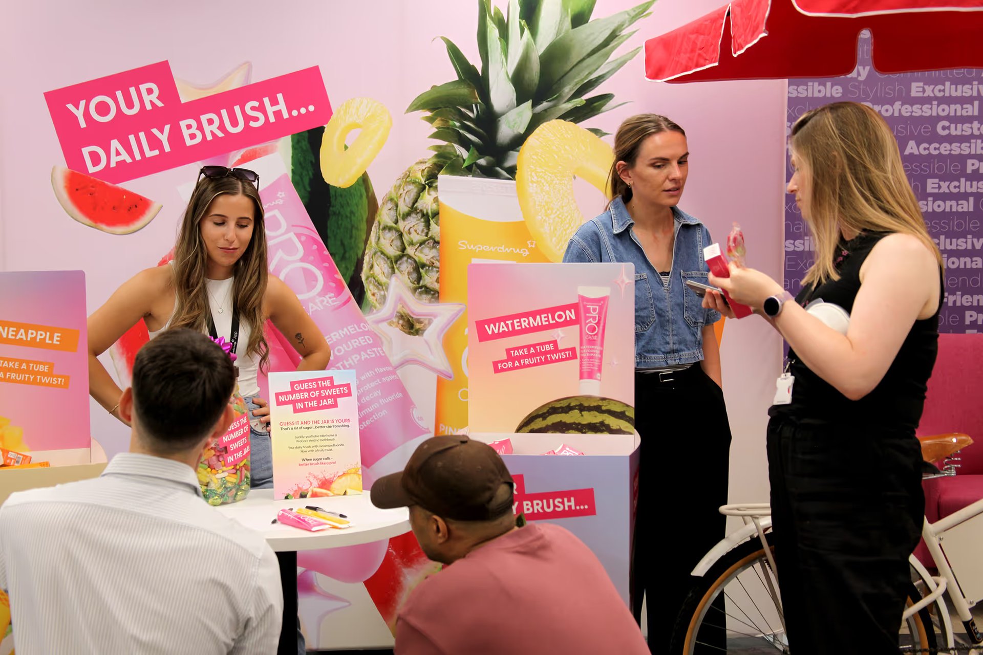 Superdrug event branding and assets