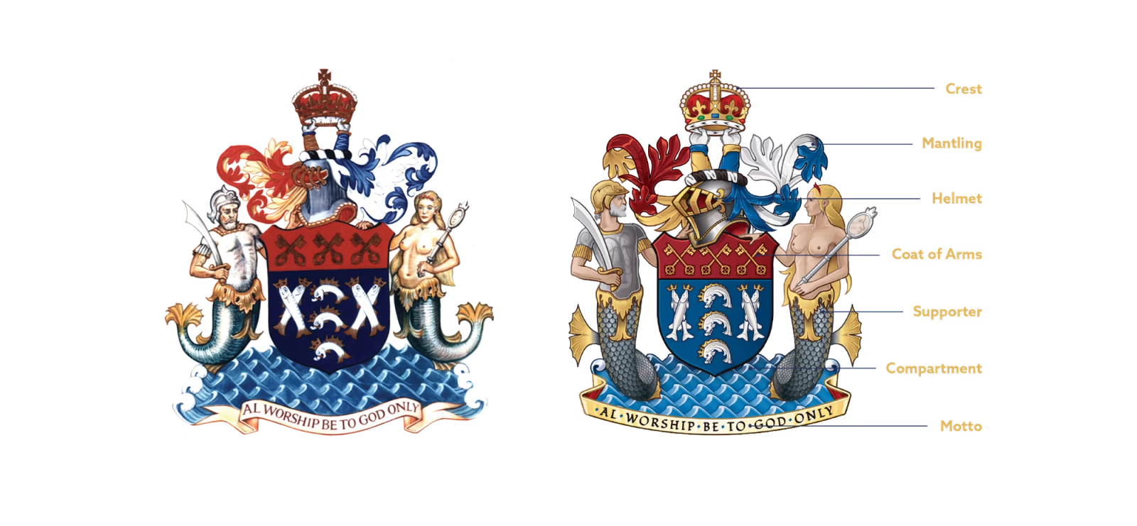 The Fishmongers logo, updated for the 21st century