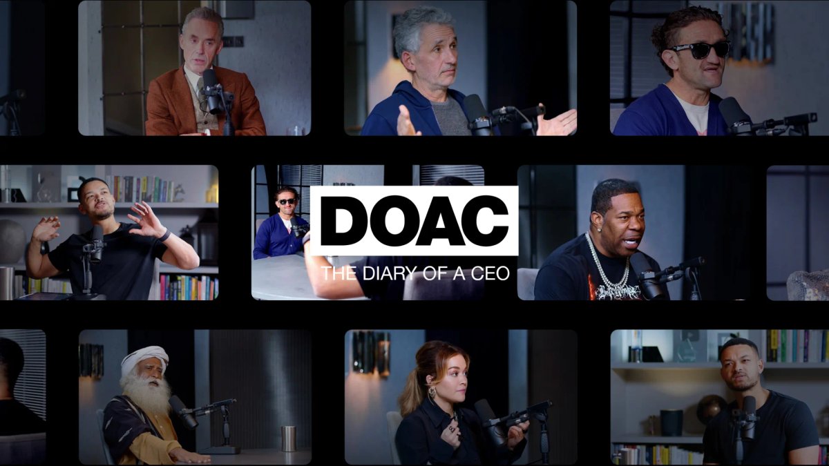 Steven Bartlett masonry grid of Diary of a CEO images