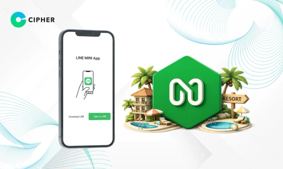 LINE MINI App สำหรับรีสอร์ต