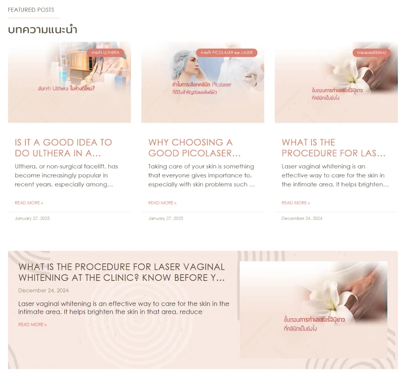 Best Beauty Clinic Thailand