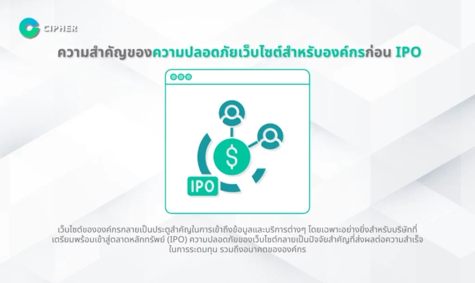 ทำไมความปลอดภัยเว็บไซต์องค์กร (Web Security) - ความสำคัญ