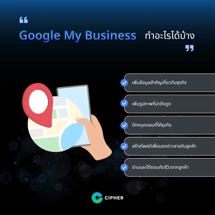 Google My Business ทำอะไรได้บ้าง