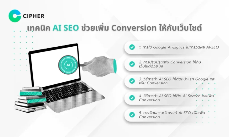 AI SEO ช่วยเพิ่ม Conversion