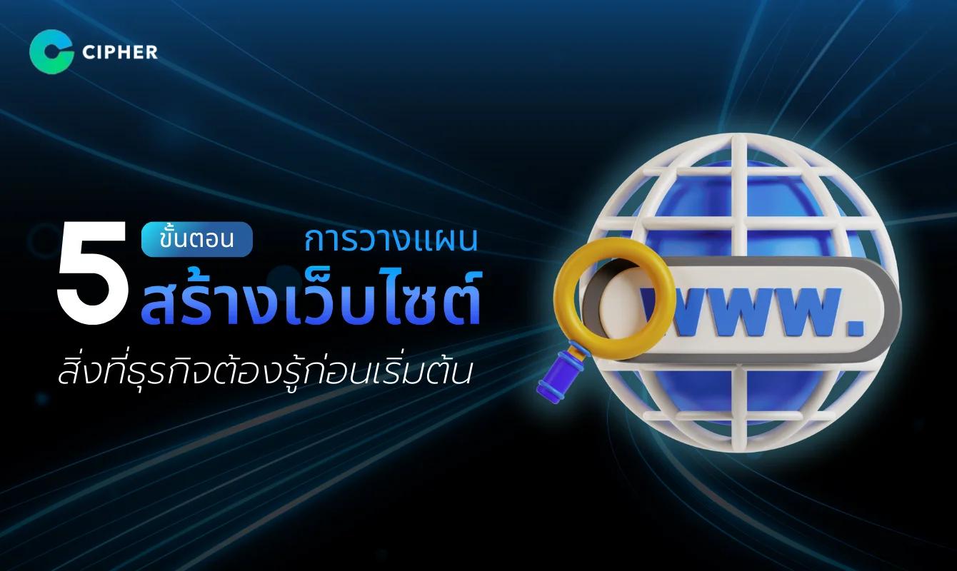 5 ขั้นตอนการวางแผนสร้างเว็บไซต์ สิ่งที่ธุรกิจต้องรู้