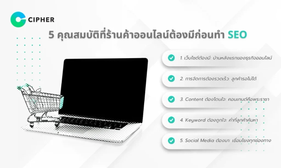 SEO สำหรับร้านค้าออนไลน์
