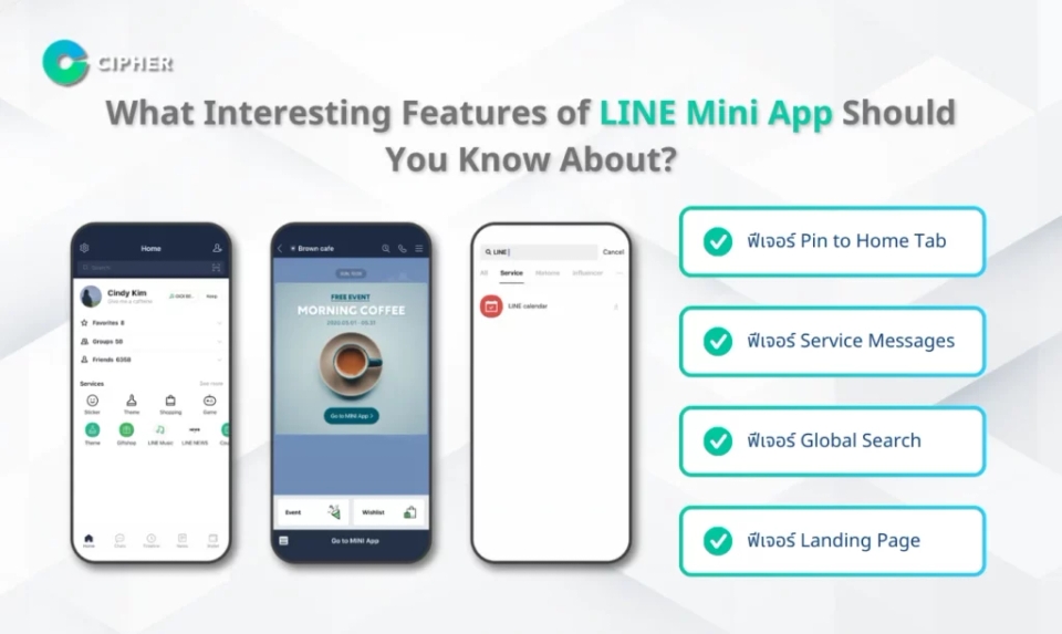 LINE Mini App for E-Commerce Business - Features of Line Mini App