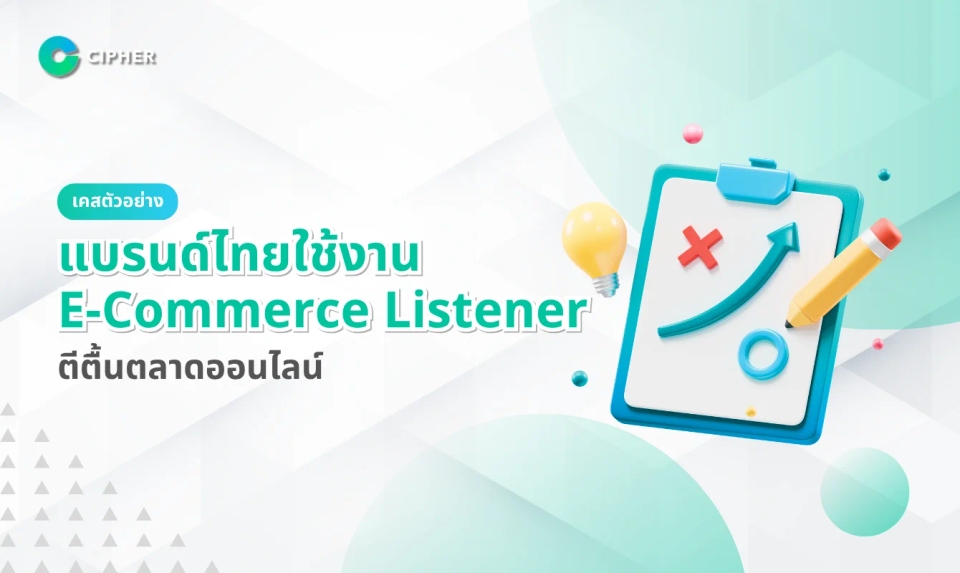 เคสตัวอย่าง: แบรนด์ไทยใช้งาน E-Commerce Listener ตีตื้นตลาดออนไลน์