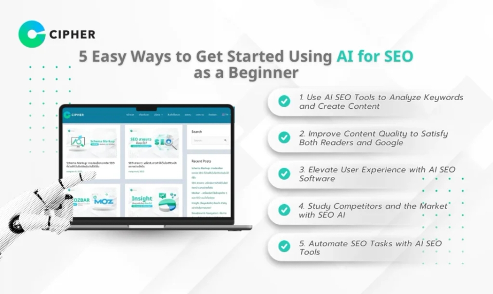 How to get started using AI for SEO