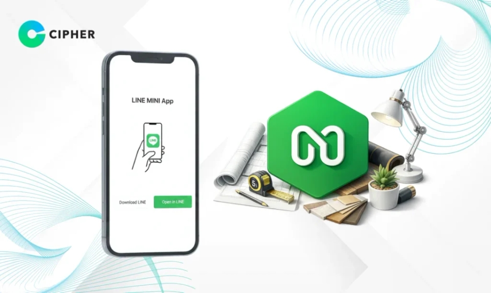 LINE MINI App สำหรับบริษัทตกแต่งภายใน