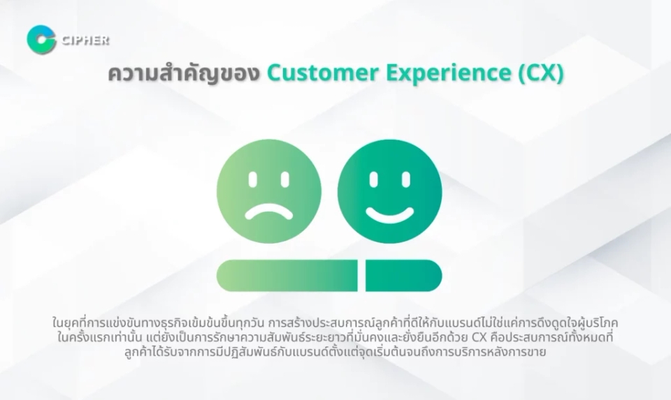 รวม 10 บริษัทที่ให้บริการปรึกษา Customer Experience แบบครบวงจร - ความสำคัญของ Customer Experience (CX)