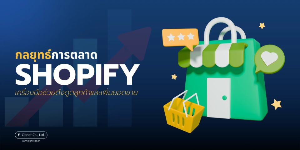 กลยุทธ์การตลาด Shopify เครื่องมือช่วยดึงดูดลูกค้าและเพิ่มยอดขาย