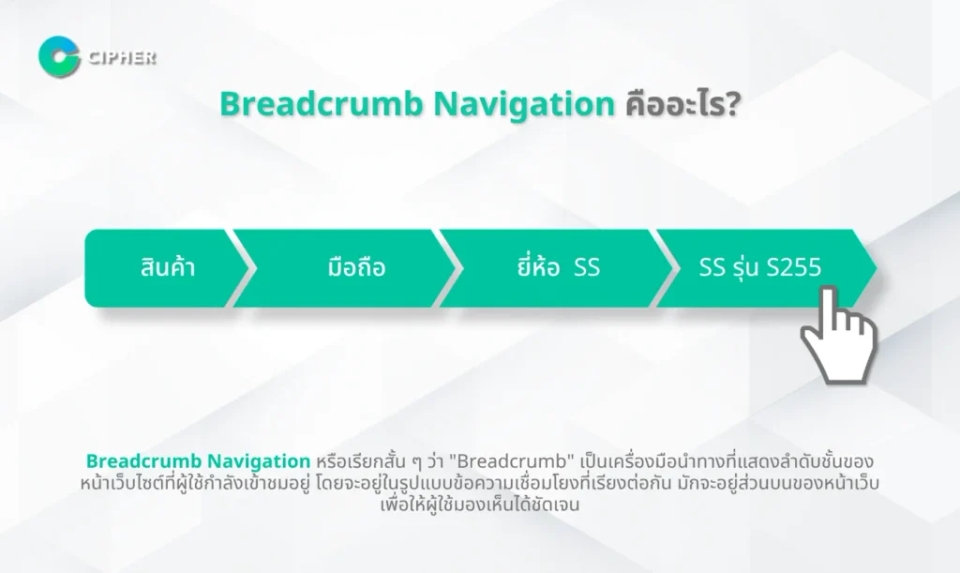 Breadcrumb คืออะไร