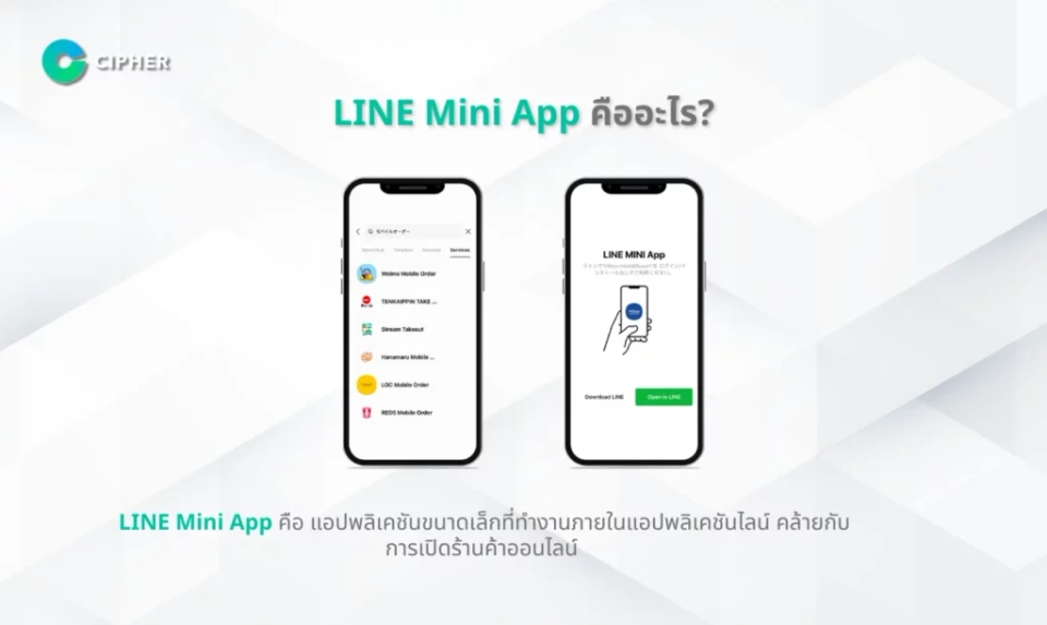 รับทำ LINE Mini App - Line Mini App คือ