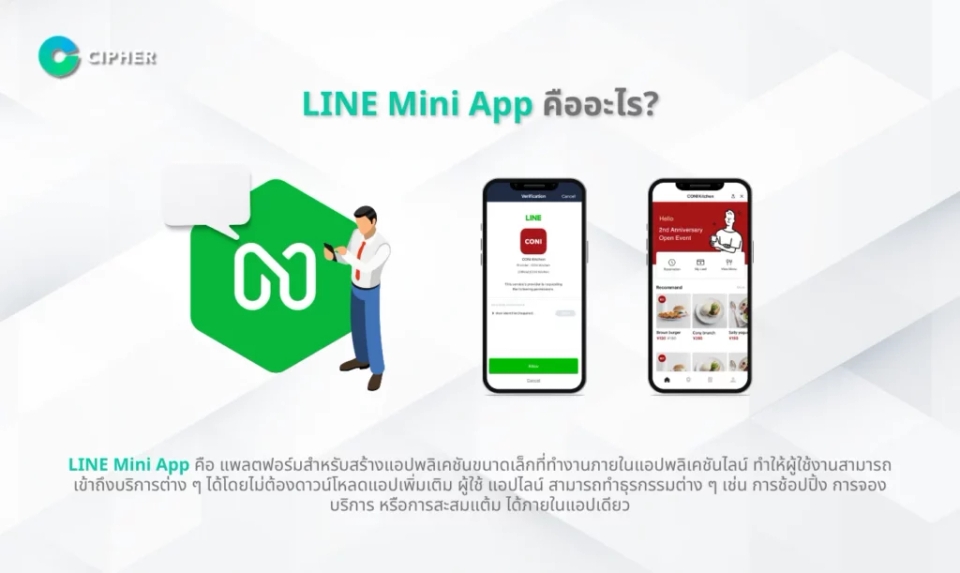 LINE Mini App สำหรับธุรกิจ E-Commerce - LINE Mini App คืออะไร