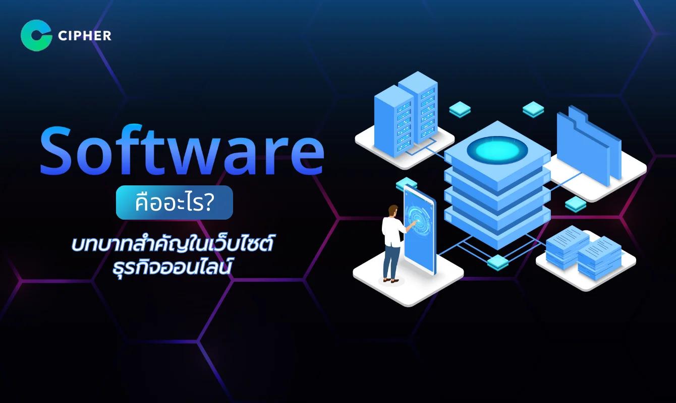 The software is… What? An important role on the online business site.