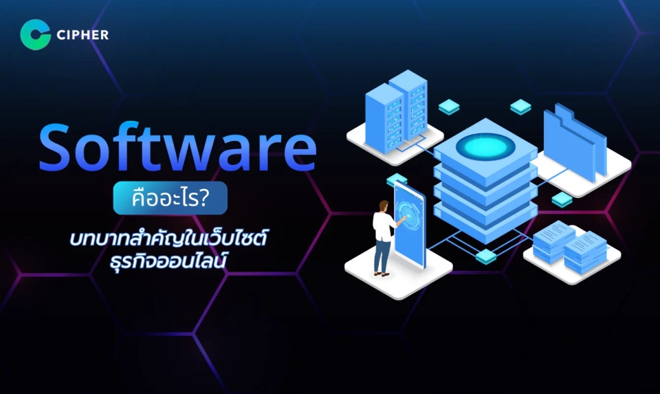 The software is… What? An important role on the online business site.