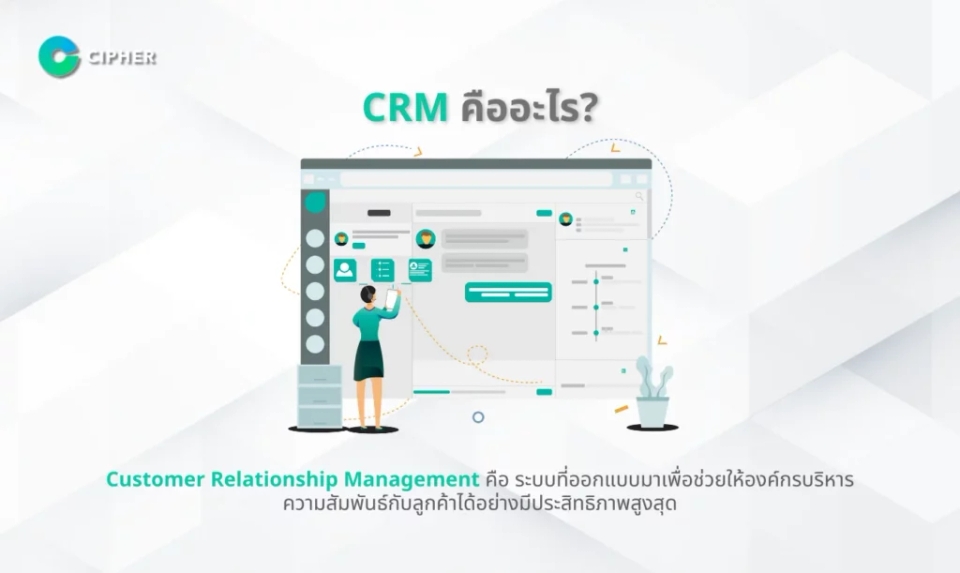 CRM ย่อมาจาก - CRM คืออะไร
