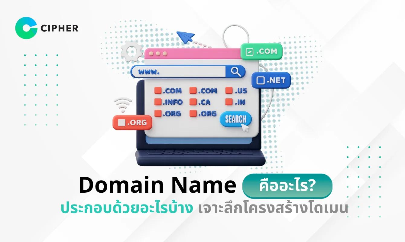 Domain Name คืออะไร? ประกอบด้วยอะไรบ้าง เจาะลึกโครงสร้างโดเมน