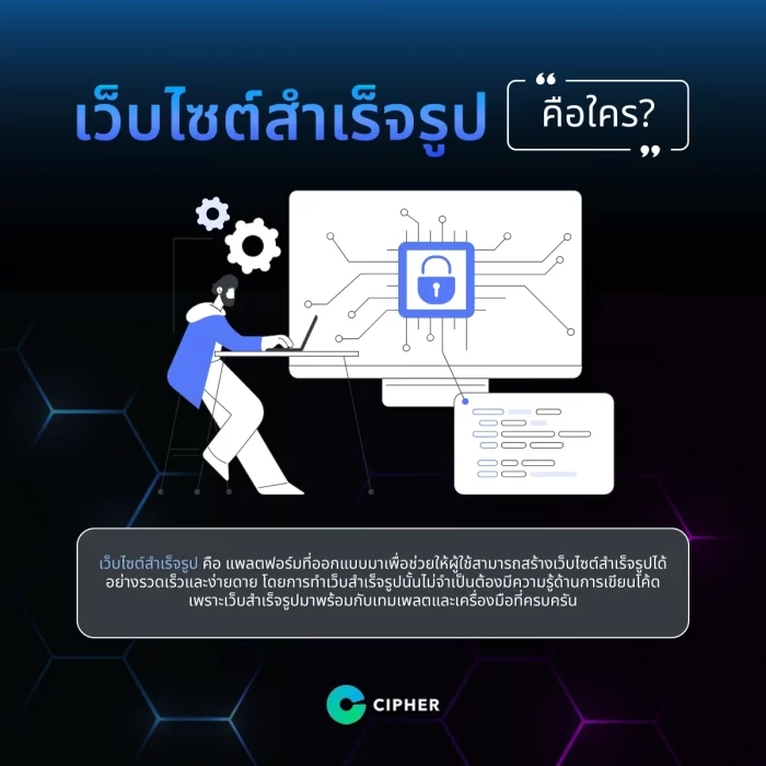 เว็บไซต์สำเร็จรูป คืออะไร