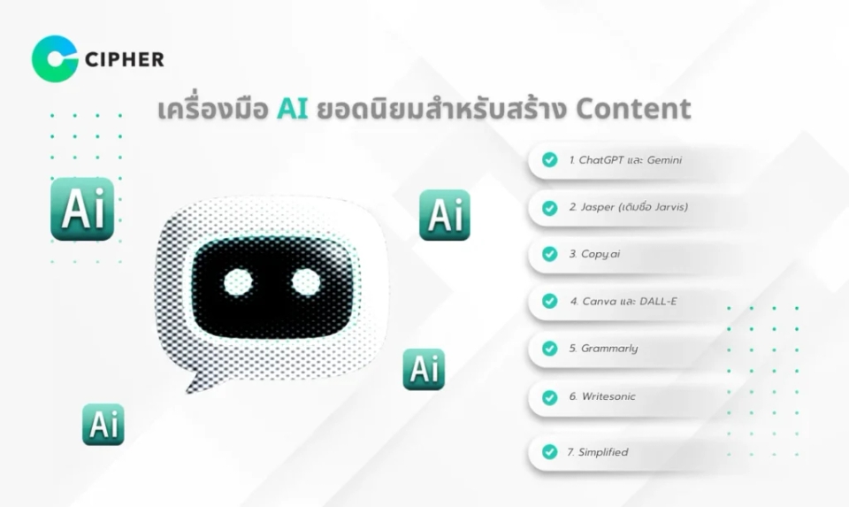 สร้าง Content ด้วย AI